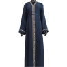 Abaya Casablanca Bleu nuit