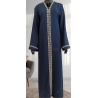 Abaya Casablanca Bleu nuit