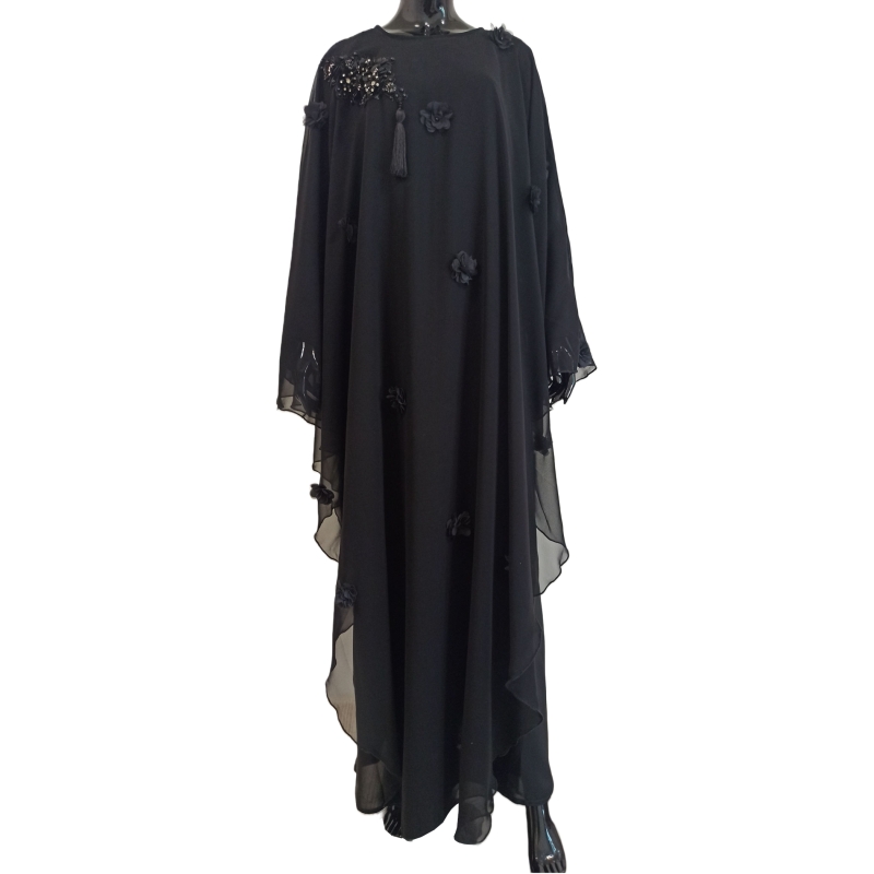 Abaya Koweït Noir