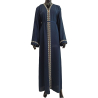 Abaya Casablanca Bleu nuit