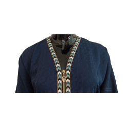 Abaya Casablanca Bleu nuit