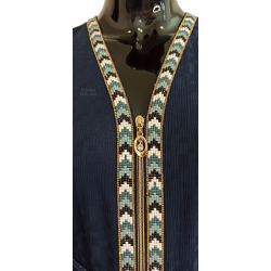 Abaya Casablanca Bleu nuit