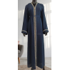 Abaya Casablanca Bleu nuit
