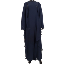 Abaya Sherazade Bleu marine