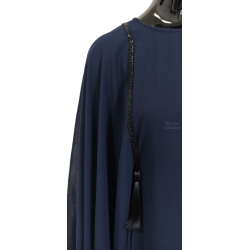 Abaya Sherazade Bleu marine