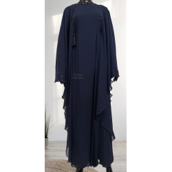 Abaya Sherazade Bleu marine