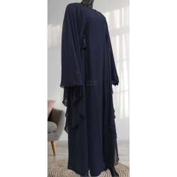 Abaya Sherazade Bleu marine