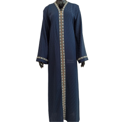 Abaya Casablanca Bleu nuit