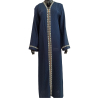 Abaya Casablanca Bleu nuit