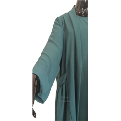 Abaya Manama Bleu azur