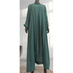 Abaya Manama Bleu azur
