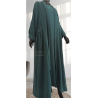 Abaya Manama Bleu azur