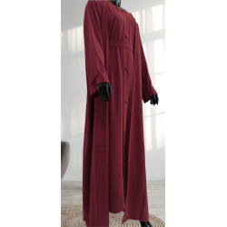 Abaya Al Nassira Bordeau