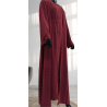 Abaya Al Nassira Bordeau