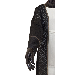 Abaya Instanbul Black silver