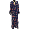 Robe Amnah bleu floral