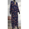 Robe Amnah bleu floral