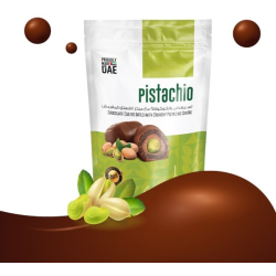 Dattes enrobées au chocolat et fourrées à la pistache (400g)