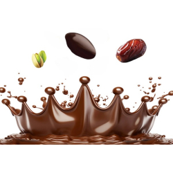 Chocolate-covered dates stuffed with pistachio (400g)