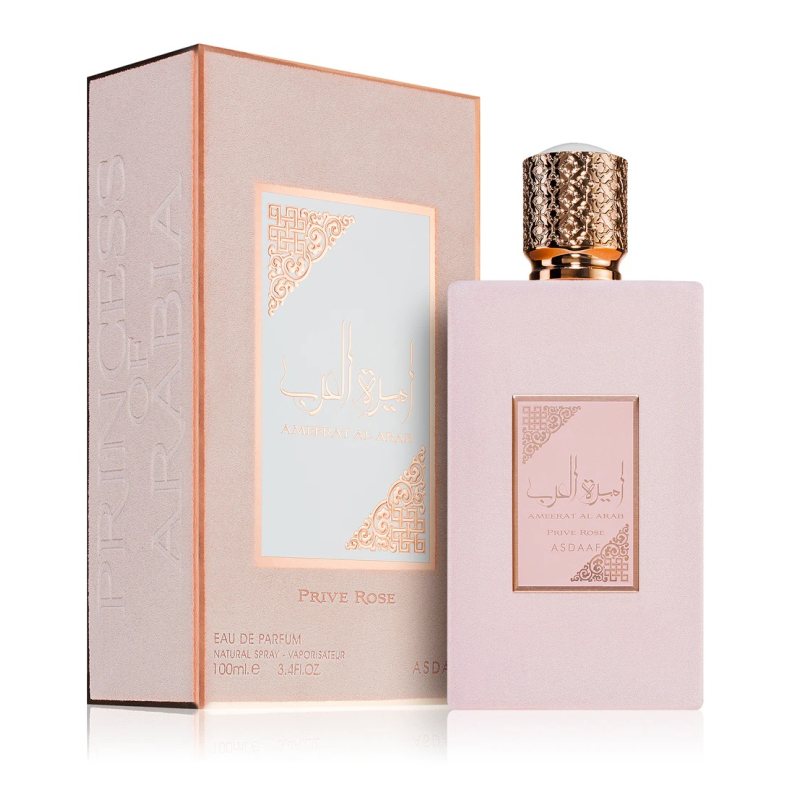 Asdaaf Ameerat Al Arab Prive Rose – Eau de parfum pour femme 100 ml