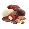 Dattes enrobées au chocolat et fourrées aux amandes (300g)