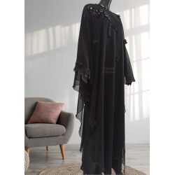 Abaya Koweït Noir