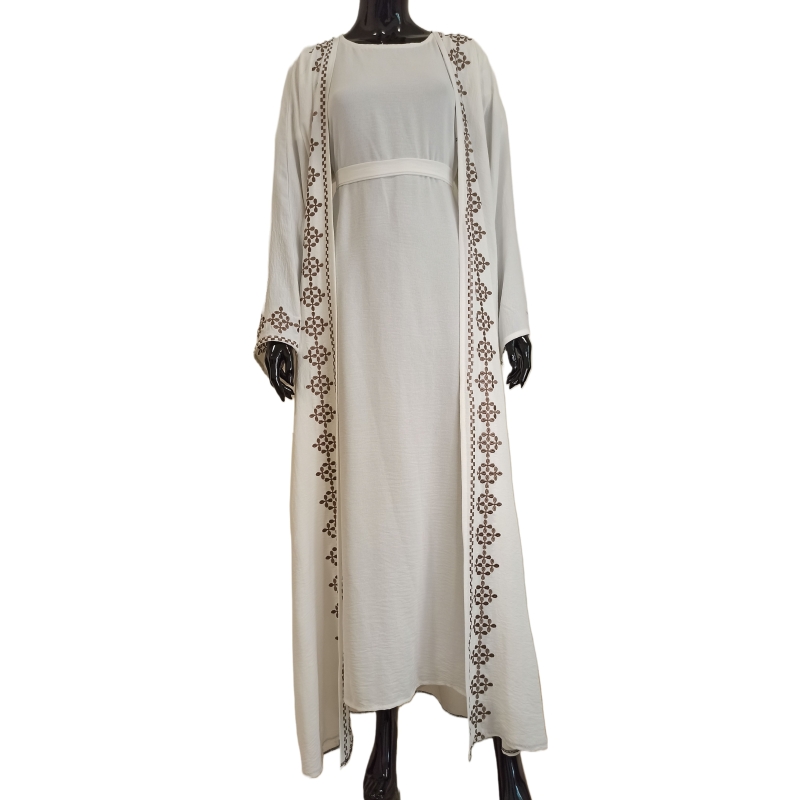 Abaya Tunis Crème